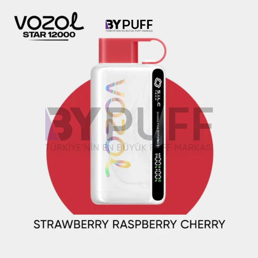 Vozol Star 12000 Strawberry Raspberry Cherry
