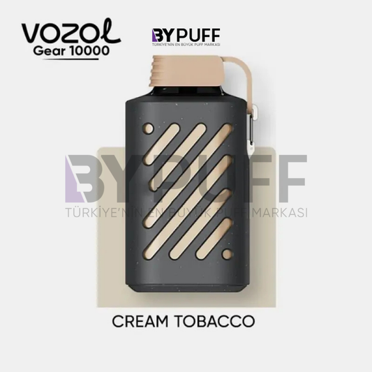 Vozol Gear 10000 Cream Tobacco