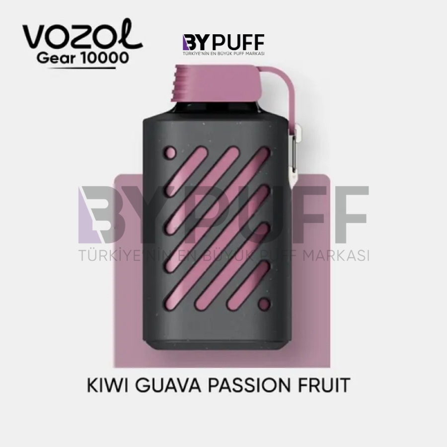 Vozol Gear 10000 Kiwi Guava Passion Fruit