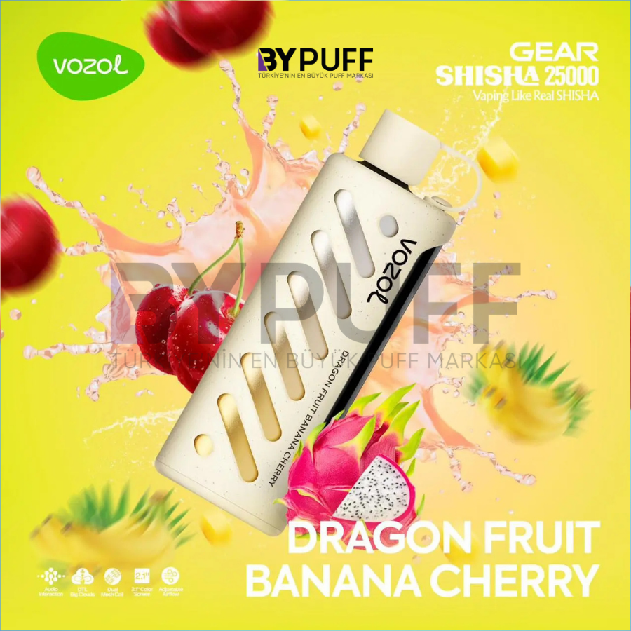 Vozol Gear 25000 Dragon Fruit Banana Cherry