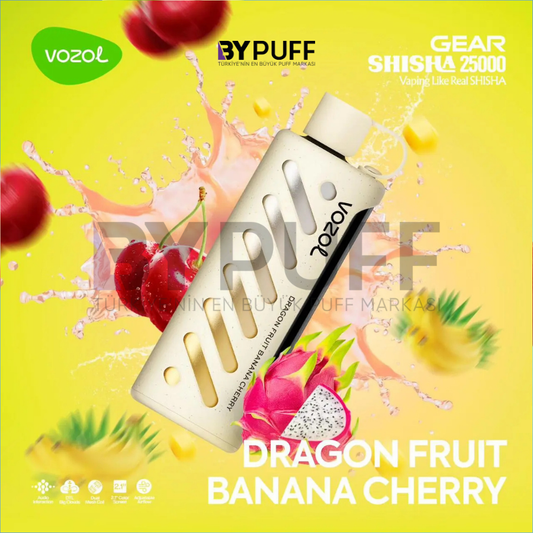 Vozol Gear 25000 Dragon Fruit Banana Cherry