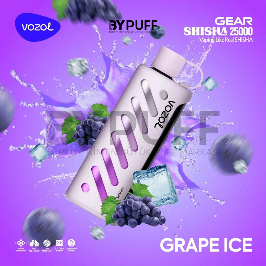 Vozol Gear Shisha 25000 Grape Ice