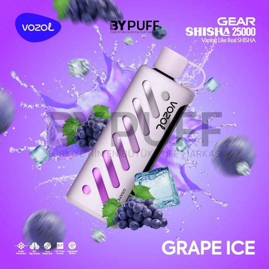 Vozol Gear Shisha 25000 Grape Ice