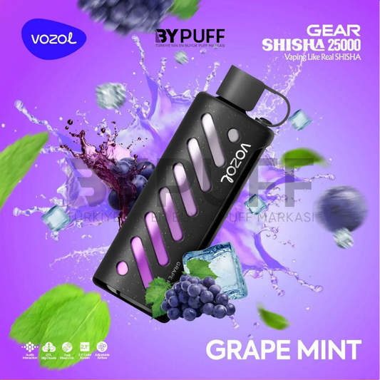 Vozol Gear Shisha 25000 Grape Mint