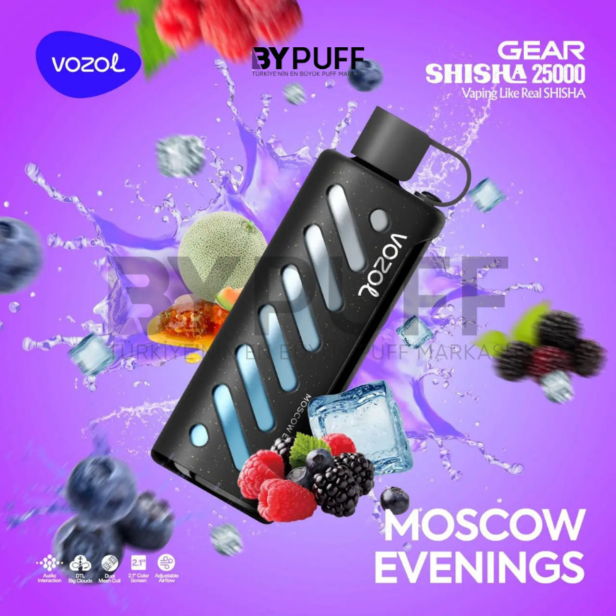 Vozol Gear Shisha 25000 Moscow Evenings