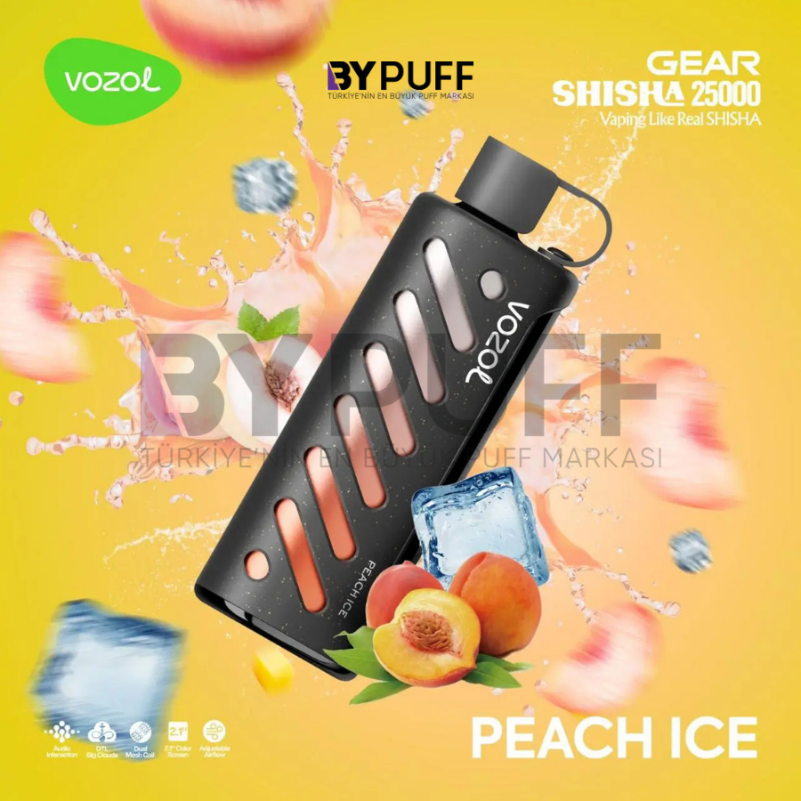 Vozol Gear Shisha 25000 Peach Ice