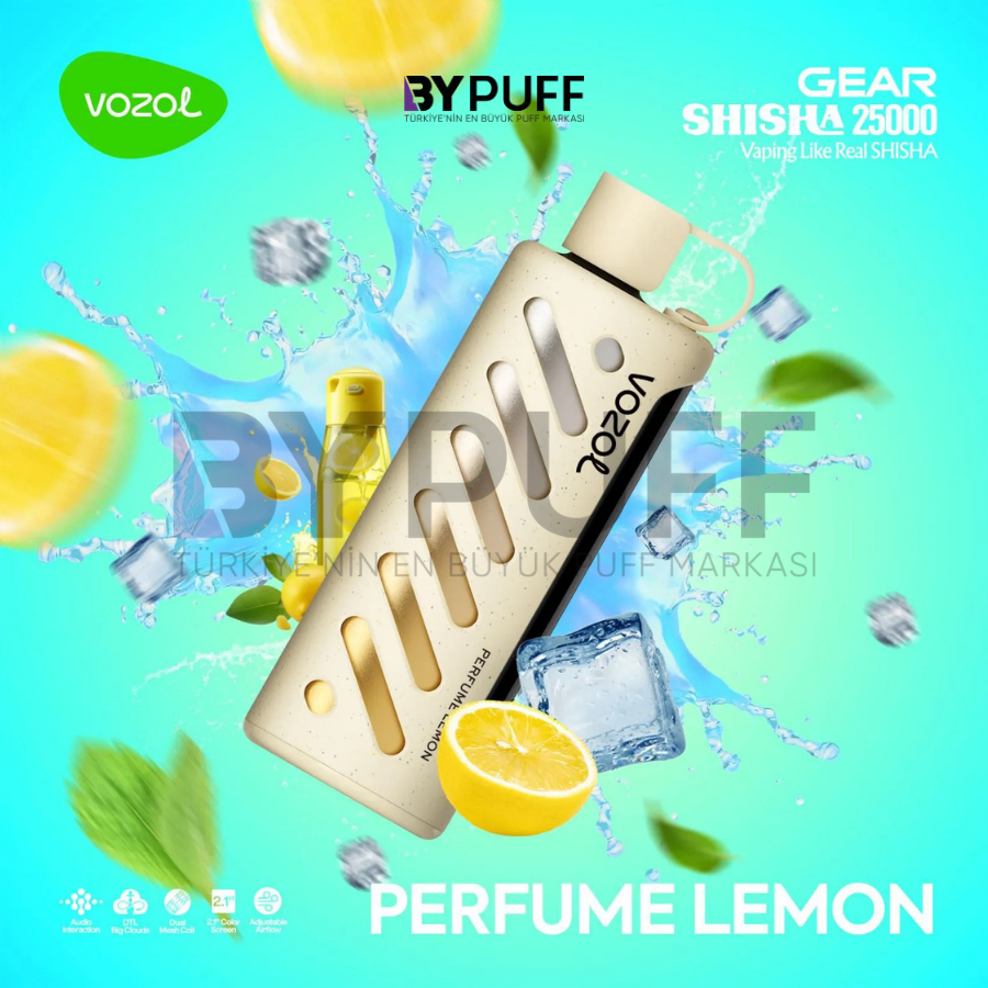 Vozol Gear Shisha 25000 Perfume Lemon