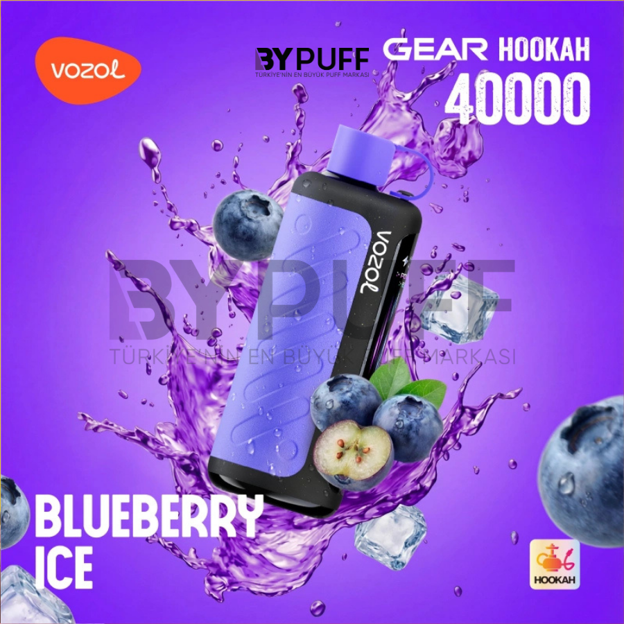 Vozol Hookah 40000 Blueberry Ice