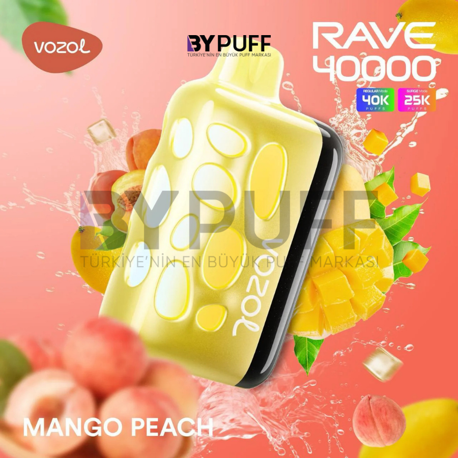 Vozol Rave 40000 Mango Peach