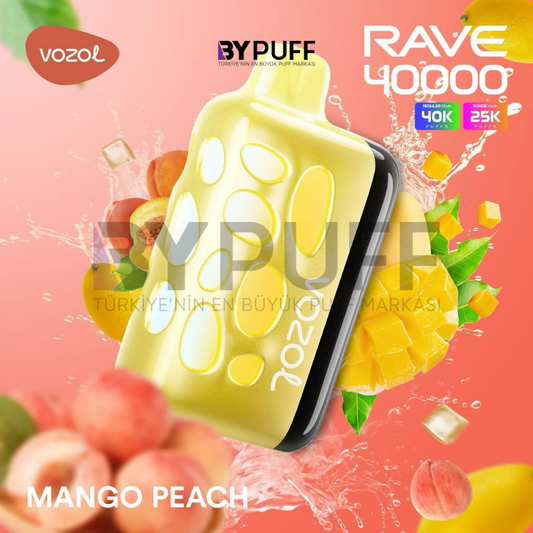 Vozol Rave 40000 Mango Peach