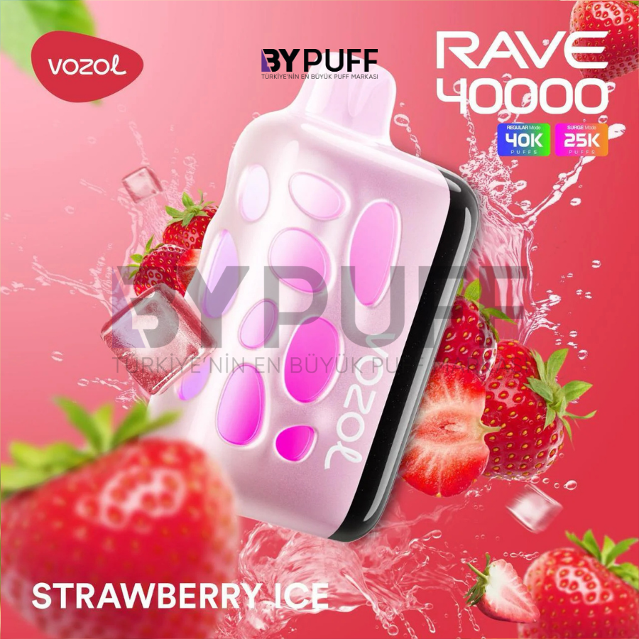 Vozol Rave 40000 Strawberry Ice