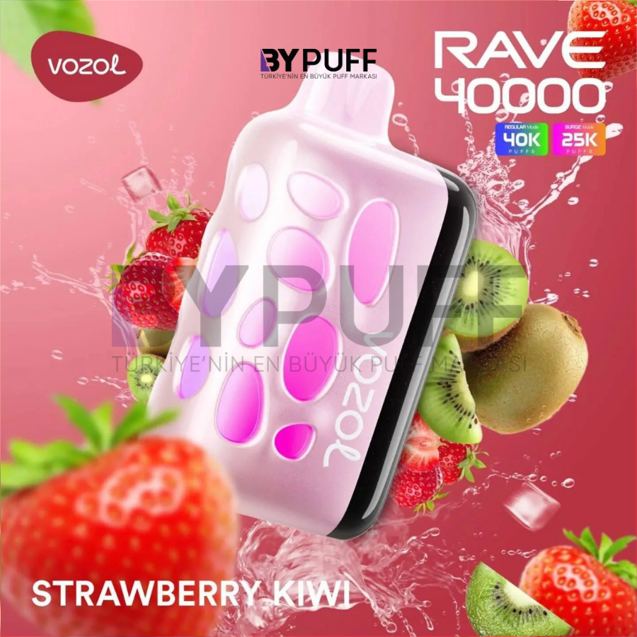 Vozol Rave 40000 Strawberry Kiwi