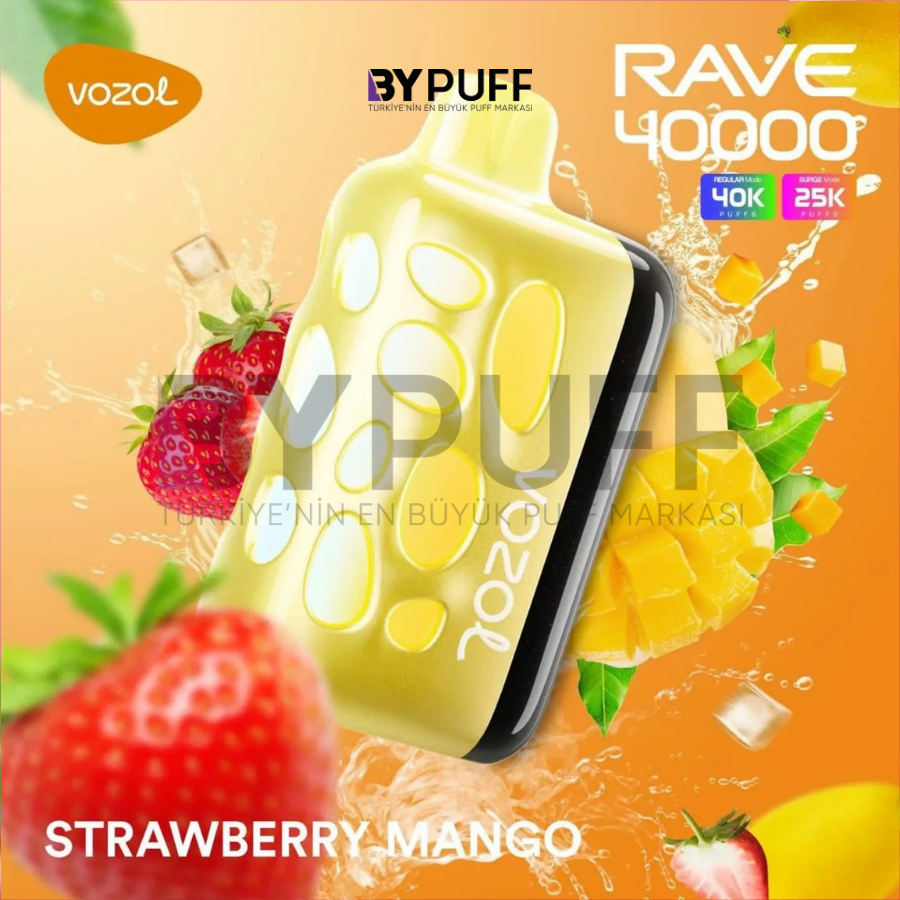 Vozol Rave 40000 Strawberry Mango