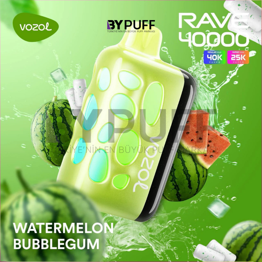 Vozol Rave 40000 Watermelon Bubblegum