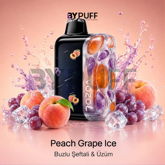 Vozol Rave 56000 Peach Grape Ice