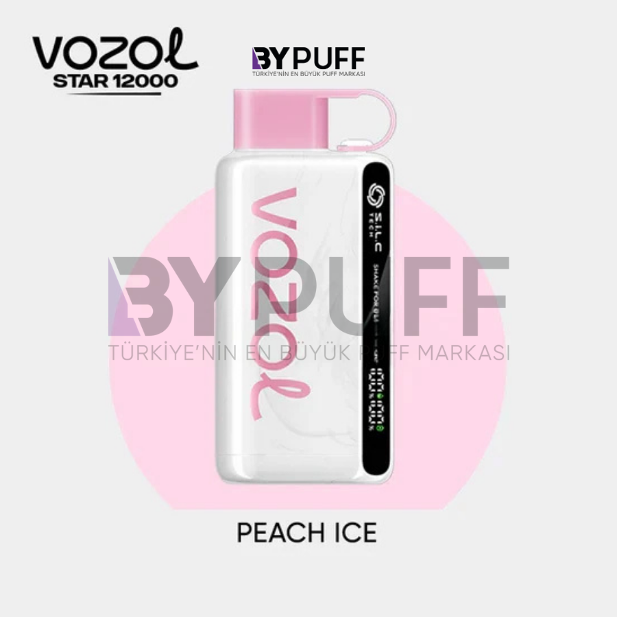 Vozol Star 12000 Peach ice