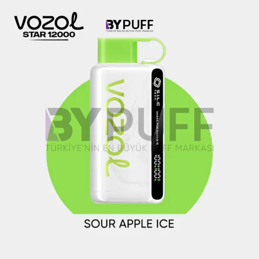 Vozol Star 12000 Sour Apple Ice