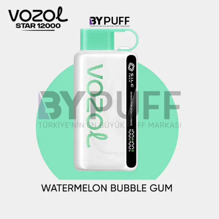 Vozol Star 12000 Watermelon Bubble Gum
