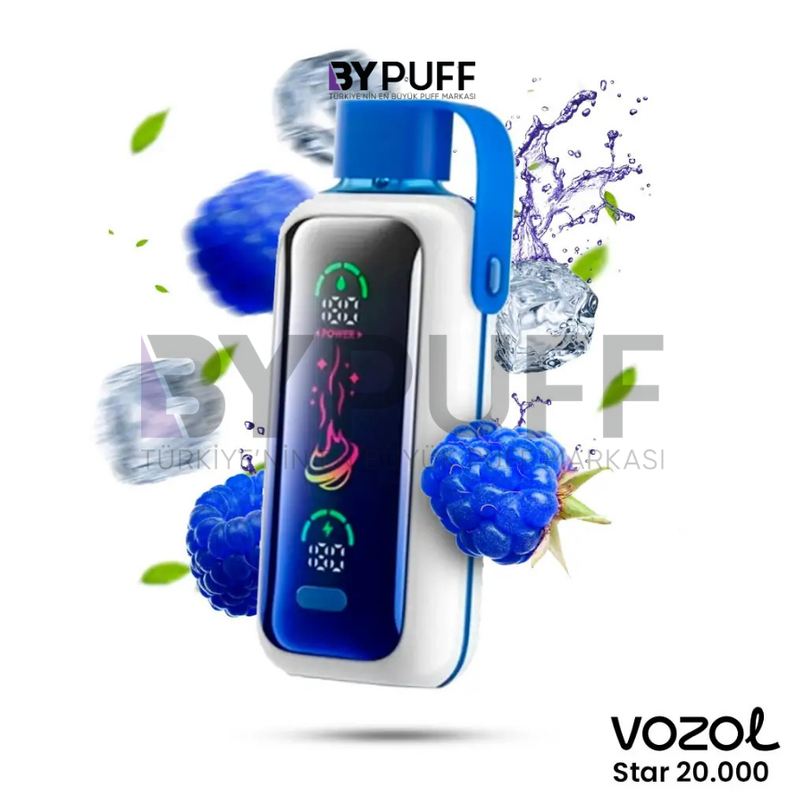 Vozol Star 20000 Blue Razz Ice
