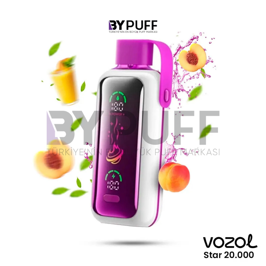 Vozol Star 20000 Juicy Peach İce