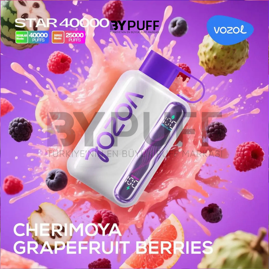 Vozol Star 40000 Cherimoya Grapefruit Berries