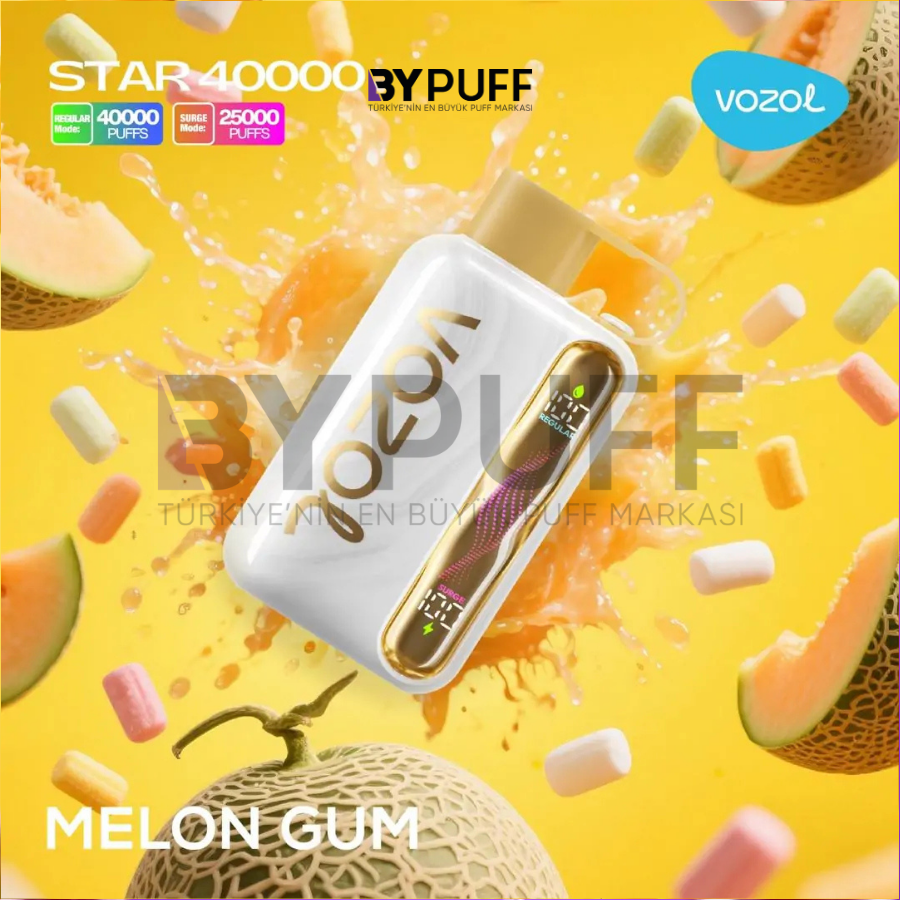 Vozol Star 40000 Melon Gum