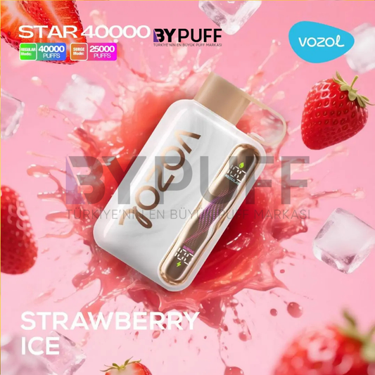 Vozol Star 40000 Strawberry Ice